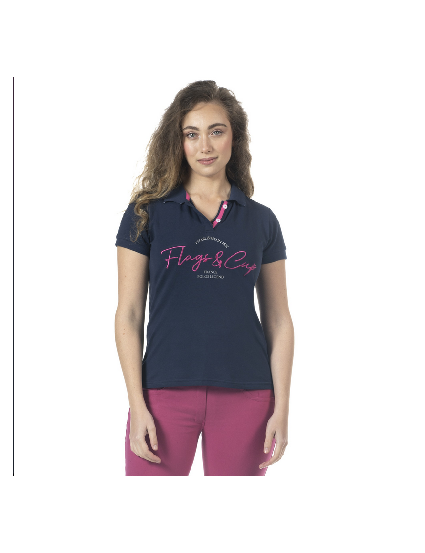 Flag's And Cup - Polos et Chemises - Polo Fille Salta Marine