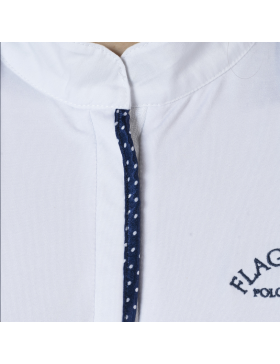 Flag's And Cup - Polos et Chemises - Polo Fille Clorinda Manches courtes Blanc