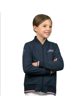 Flag's And Cup - Pulls et Gilets  - Sweat Enfant France Limited Edition Marine